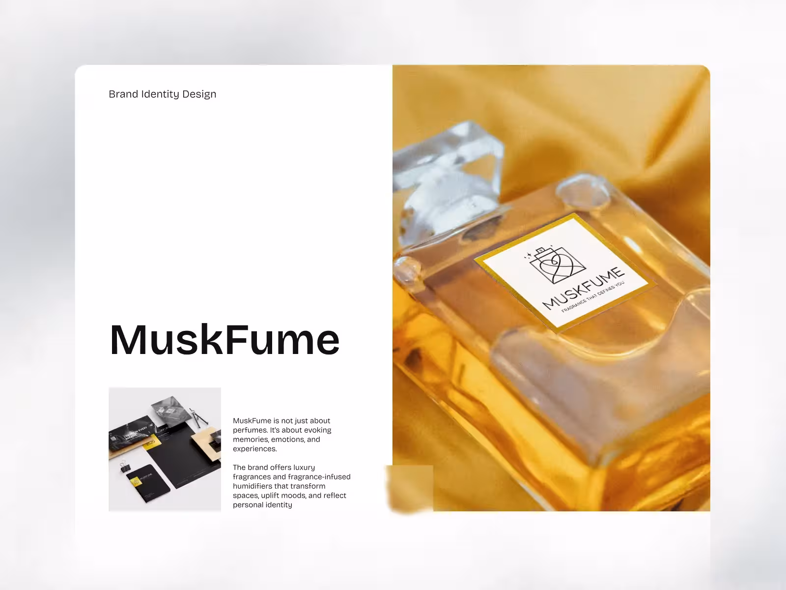 Muskfume Fragrance Branding - Luxury Brand Identity